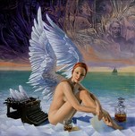 Michael Cheval Michael Cheval Angel of Key West (SN) (Mounted)